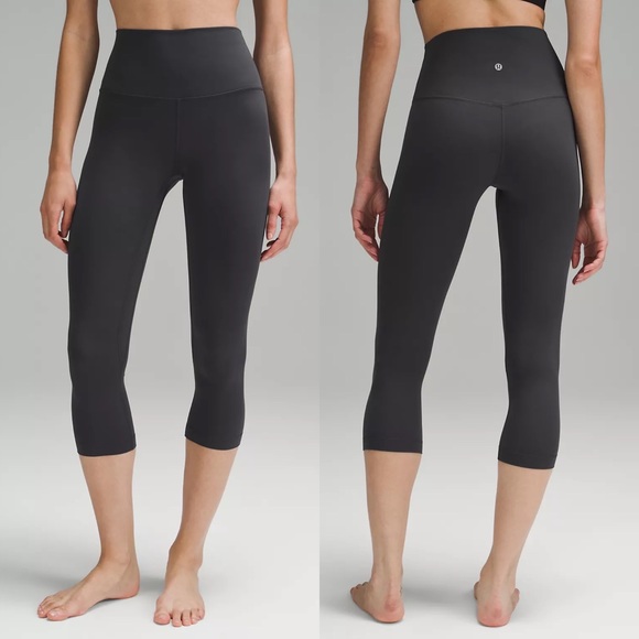 lululemon athletica Pants - Lululemon Align Cropped Pants in Graphite Gray